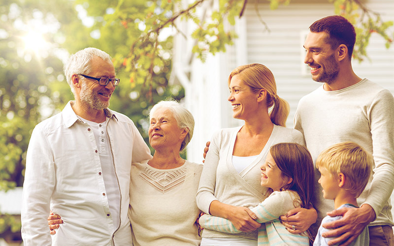 Intergenerational family hugging, Inheritance Tax Planning Services - Compton Financial